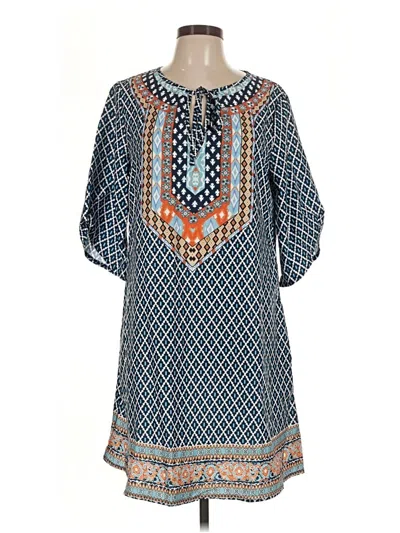 Pre-owned Shein Casual Dress In Blue