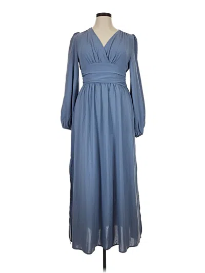 Pre-owned Shein Casual Dress In Blue