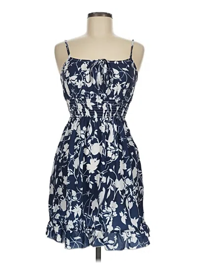 Pre-owned Shein Casual Dress In Blue