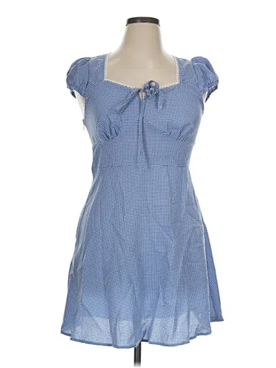 Pre-owned Shein Casual Dress In Blue