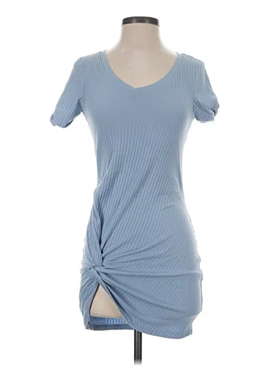 Pre-owned Shein Casual Dress In Blue