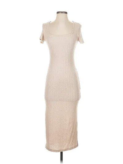 Pre-owned Shein Casual Dress In Brown