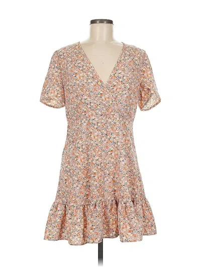 Pre-owned Shein Casual Dress In Brown