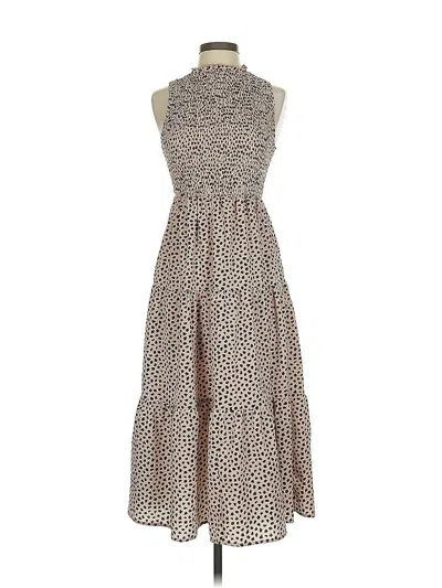 Pre-owned Shein Casual Dress In Brown