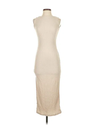 Pre-owned Shein Casual Dress In Brown