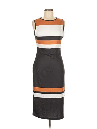 Pre-owned Shein Casual Dress In Brown