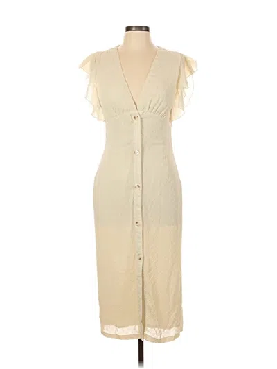 Pre-owned Shein Casual Dress In Brown