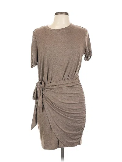 Pre-owned Shein Casual Dress In Brown