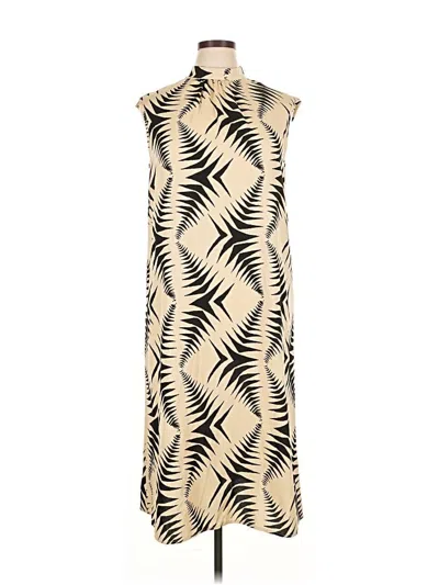 Pre-owned Shein Casual Dress In Brown