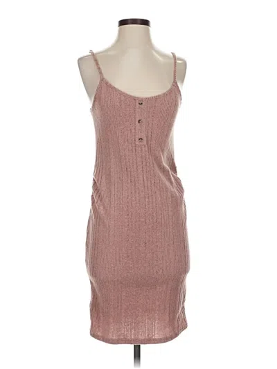 Pre-owned Shein Casual Dress In Brown