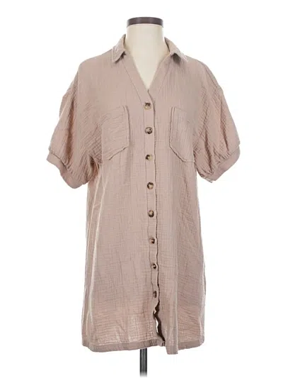 Pre-owned Shein Casual Dress In Brown