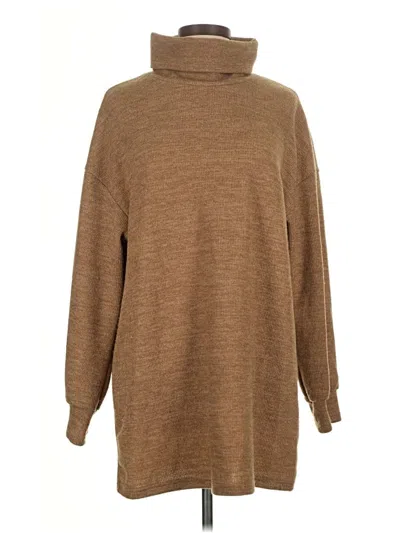 Pre-owned Shein Casual Dress In Brown