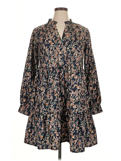 Pre-owned Shein Casual Dress In Brown