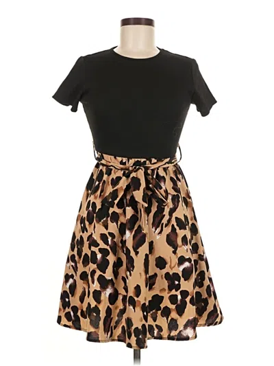 Pre-owned Shein Casual Dress In Brown
