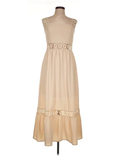 Pre-owned Shein Casual Dress In Brown