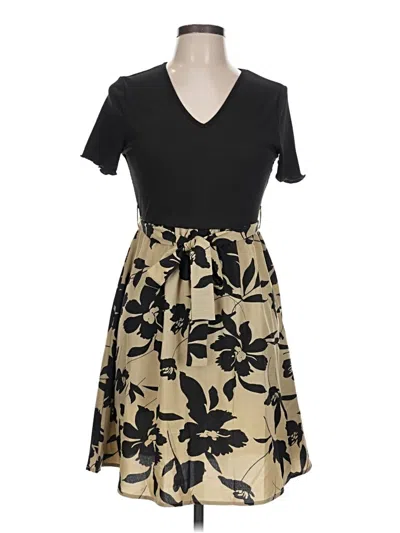 Pre-owned Shein Casual Dress In Brown