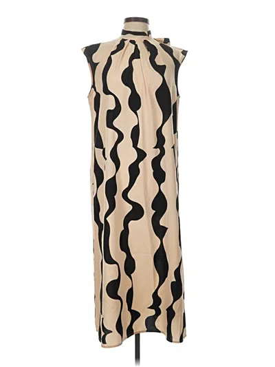 Pre-owned Shein Casual Dress In Brown