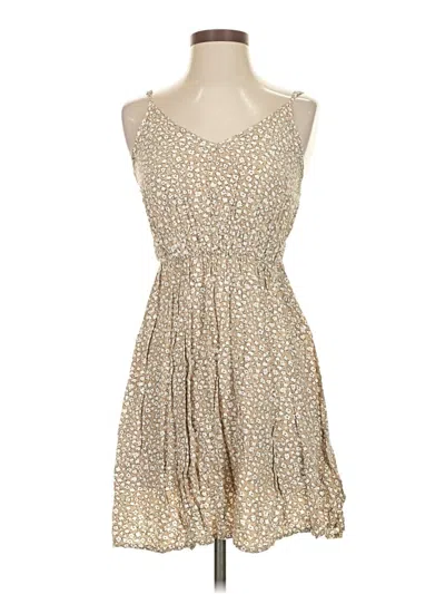 Pre-owned Shein Casual Dress In Brown