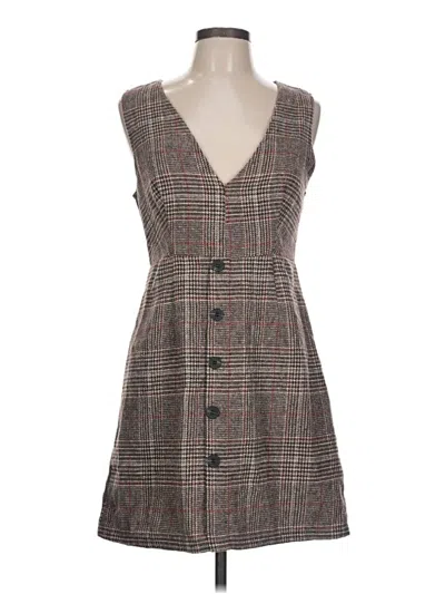 Pre-owned Shein Casual Dress In Brown