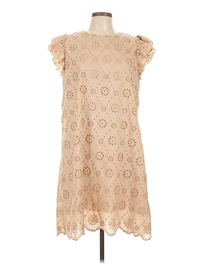 Pre-owned Shein Casual Dress In Brown