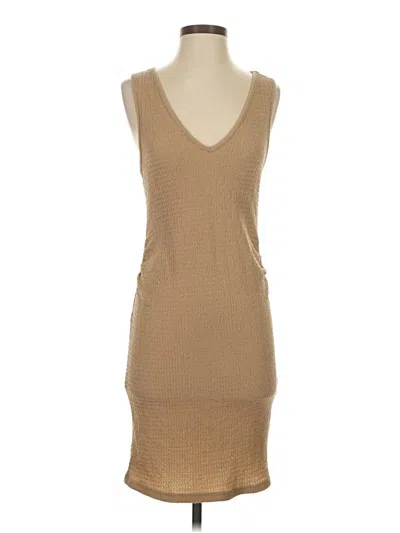 Pre-owned Shein Casual Dress In Brown