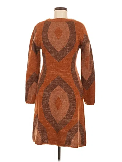 Pre-owned Shein Casual Dress In Brown