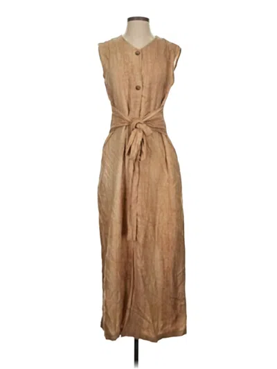 Pre-owned Shein Casual Dress In Brown