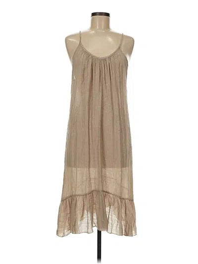 Pre-owned Shein Casual Dress In Brown