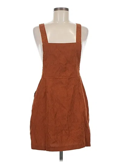 Pre-owned Shein Casual Dress In Brown