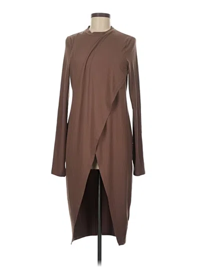 Pre-owned Shein Casual Dress In Brown