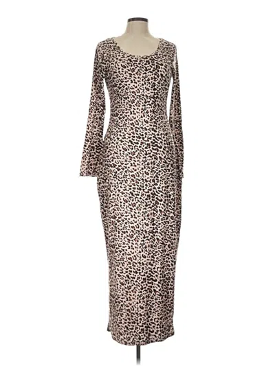 Pre-owned Shein Casual Dress In Brown