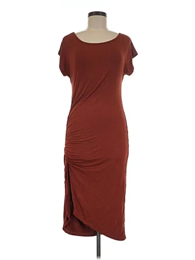 Pre-owned Shein Casual Dress In Brown