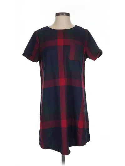 Pre-owned Shein Casual Dress In Burgundy