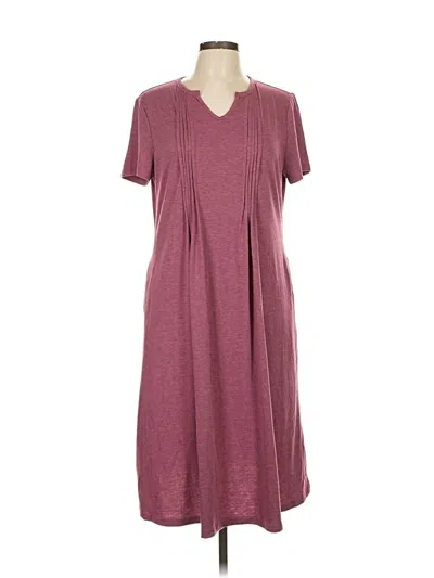 Pre-owned Shein Casual Dress In Burgundy