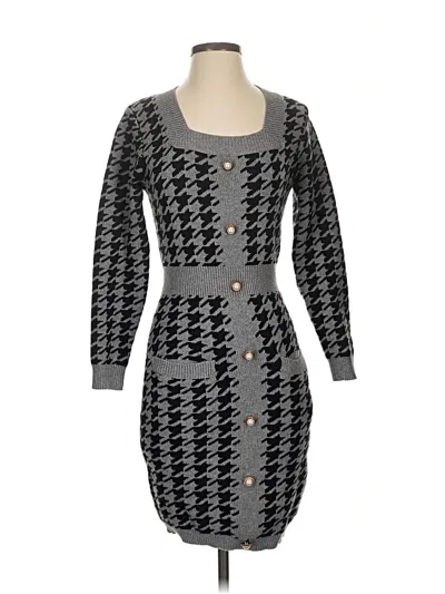 Pre-owned Shein Casual Dress In Gray