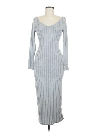 Pre-owned Shein Casual Dress In Gray