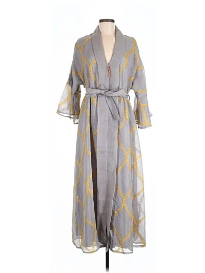 Pre-owned Shein Casual Dress In Gray
