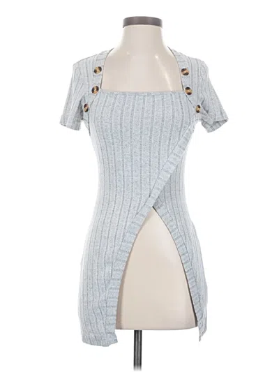 Pre-owned Shein Casual Dress In Gray