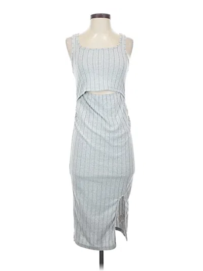 Pre-owned Shein Casual Dress In Gray