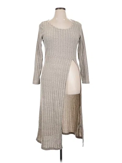 Pre-owned Shein Casual Dress In Gray
