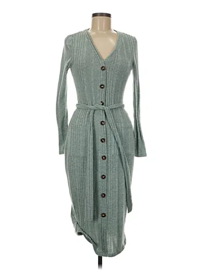 Pre-owned Shein Casual Dress In Gray