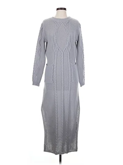 Pre-owned Shein Casual Dress In Gray