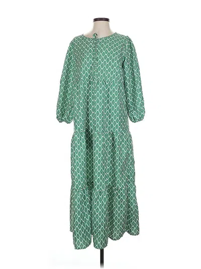 Pre-owned Shein Casual Dress In Green