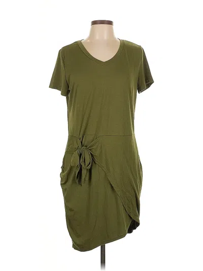 Pre-owned Shein Casual Dress In Green