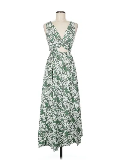 Pre-owned Shein Casual Dress In Green