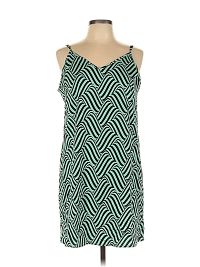 Pre-owned Shein Casual Dress In Green