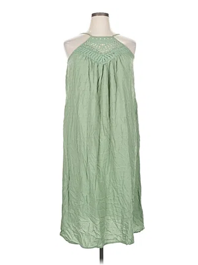 Pre-owned Shein Casual Dress In Green