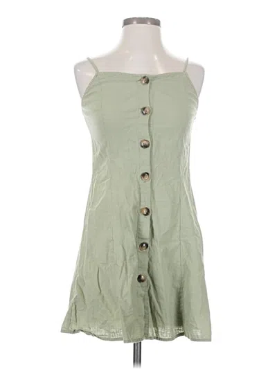 Pre-owned Shein Casual Dress In Green