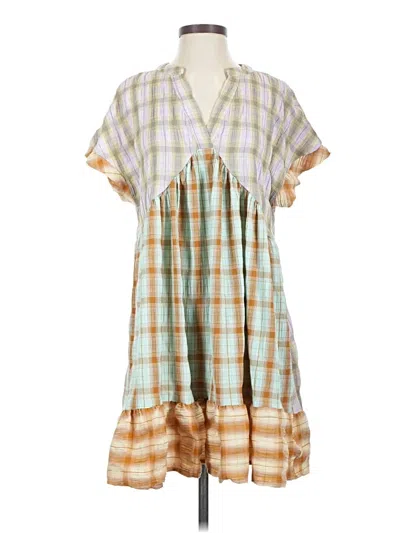 Pre-owned Shein Casual Dress In Green