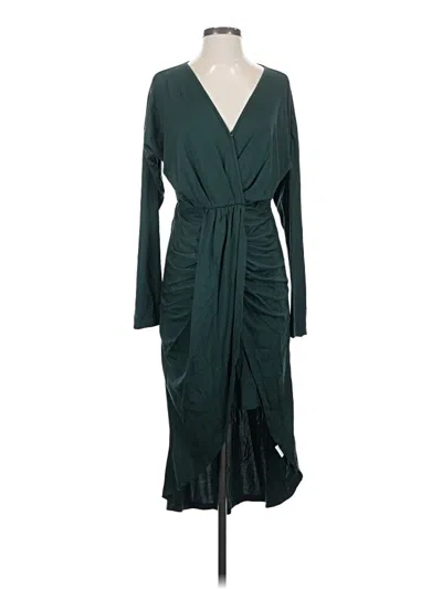 Pre-owned Shein Casual Dress In Green